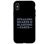 Custodia per iPhone X/XS Stealing Hearts And Blasting Farts