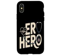 Custodia per iPhone X/XS Stetoscopio ER HERO Pronto Soccorso Infermiere Medico