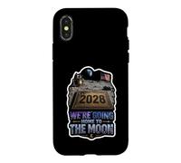 Custodia per iPhone X/XS Stiamo tornando a casa sulla luna 2028