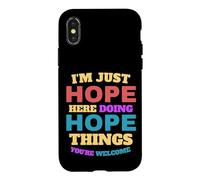 Custodia per iPhone X/XS Sto solo sperando di fare le cose che sei il benvenuto