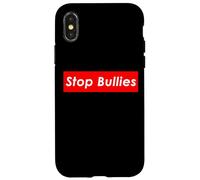 Custodia per iPhone X/XS Stop Bullies Anti School and Office Bullying