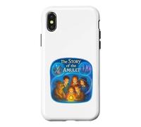 Custodia per iPhone X/XS Storia dell'Amuleto E. Nesbit Fantasy Classic Adventure