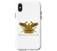 Custodia per iPhone X/XS Storia dell'antica Roma SPQR Aquila Roma Roma Invicta