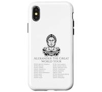 Custodia per iPhone X/XS Storia greca classica - Tour mondiale di Alessandro Magno