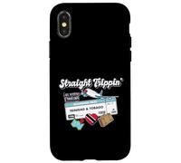 Custodia per iPhone X/XS Straight Trippin' Trinidad e Tobago Vacation Tour Viaggio