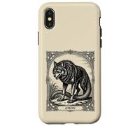 Custodia per iPhone X/XS Strana bellezza di Amon