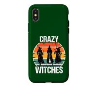 Custodia per iPhone X/XS Streghe pazze Divertente Halloween