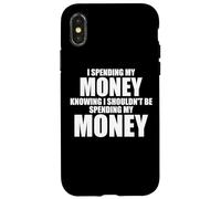 Custodia per iPhone X/XS Studenti scherzi su soldi citazioni divertenti