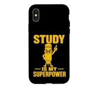 Custodia per iPhone X/XS Studious Pencil Learning Strength Student Design