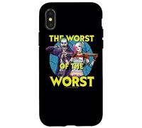 Custodia per iPhone X/XS Suicide Squad Harley Quinn & Joker Worst Pair