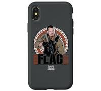 Custodia per iPhone X/XS Suicide Squad Rick Flagg Bullets