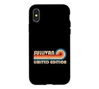 Custodia per iPhone X/XS SULLIVAN Retro 70s 80s Sunset Stripe