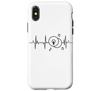 Custodia per iPhone X/XS Suonatore di piatti Heartline Funny Marching Band