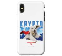 Custodia per iPhone X/XS Superman (2025) Krypto in the Sky W