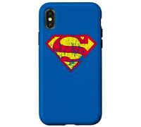 Custodia per iPhone X/XS Superman Classic Logo Distressed