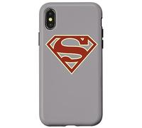 Custodia per iPhone X/XS Superman Crimson & Cream Logo Shield