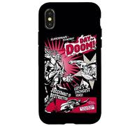 Custodia per iPhone X/XS Superman Day of Doom Poster