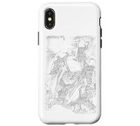 Custodia per iPhone X/XS Superman Exploding Space Sketch