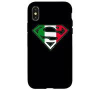Custodia per iPhone X/XS Superman Italian Shield