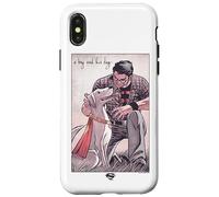 Custodia per iPhone X/XS Superman Man's Best Friend