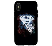 Custodia per iPhone X/XS Superman Real Heroes Never Die