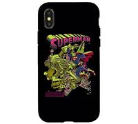Custodia per iPhone X/XS Superman Versus Metallo Blacklight