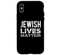 Custodia per iPhone X/XS Support Jewish Lives Matter Pro Jewish Pride Stop Jewish Hate