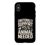 Custodia per iPhone X/XS Supporto emotivo animale necessario procione anatra