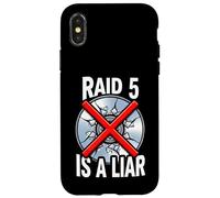 Custodia per iPhone X/XS System Administrator RAID 5 Is A Liar Server Tech