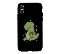 Custodia per iPhone X/XS T-Rex Dino con Manubri fa Fitness