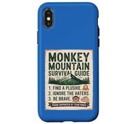 Custodia per iPhone X/XS T-shirt Punch Monkey Primate Highland Adventure Advice