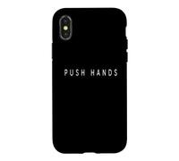 Custodia per iPhone X/XS Tai Chi Push Hands/Tai Chi Istruttore/Tai Chi Studenti