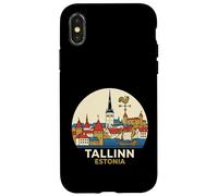 Custodia per iPhone X/XS Tallinn Estonia Viaggio Souvenir Città Regalo