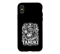 Custodia per iPhone X/XS Tanuki Shapeshifter ride Giapponese Yokai Leggenda