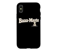 Custodia per iPhone X/XS Tappetino da yoga di capra Baaa-Maste Pun