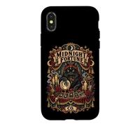 Custodia per iPhone X/XS Tarocchi e Gatti Neri: Stile Occulto e Magico