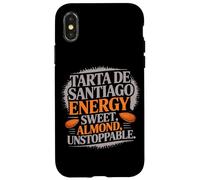 Custodia per iPhone X/XS TARTA DE SANTIAGO ENERGY SWEET ALMOND UNSTOPPABLE