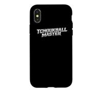 Custodia per iPhone X/XS Tchoukball Master del giocatore di sport di squadra della
