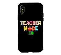 Custodia per iPhone X/XS Teacher Mode On Teaching Funny School Teachers
