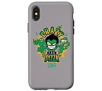 Custodia per iPhone X/XS Teen Titans Go! Crazy For Pizza