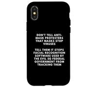 Custodia per iPhone X/XS Tell Anti Maskers It Stops Facial Recognition Top Dank Meme