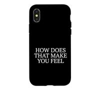 Custodia per iPhone X/XS Terapeuta In che modo ti fa sentire consigliare la psicologia