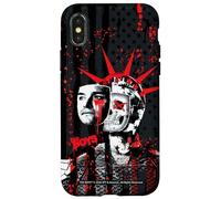 Custodia per iPhone X/XS The Boys Homelander Statue of Liberty Skull Graffiti TV Show