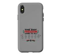 Custodia per iPhone X/XS The Day Freedom Came To All Juneteenth History