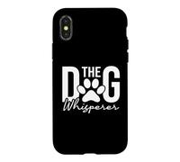 Custodia per iPhone X/XS The Dog Whisperer Agility Manager per amanti dei cani, proprietari di animali domestici