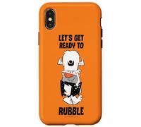 Custodia per iPhone X/XS The Flintstones Barney Let's Get Ready to Rubble