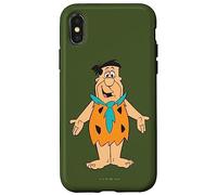 Custodia per iPhone X/XS The Flintstones Fred Flintstone Character Art