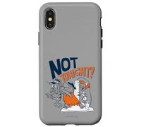 Custodia per iPhone X/XS The Flintstones Fred Wilma Not Tonight