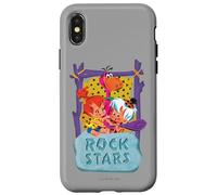 Custodia per iPhone X/XS The Flintstones Pebbles and Bam Bam Rock Stars