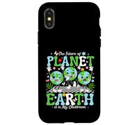 Custodia per iPhone X/XS The Future of Planet Earth is in My Classroom